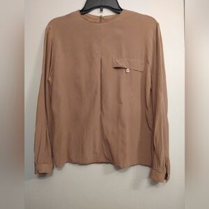 Silk Blouse -Vintage Style -size 7/8-Medium